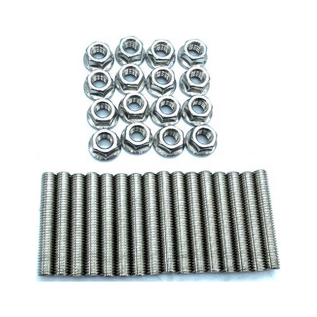 Fithood Stainless Steel Bolts Exhaust Manifold Header Stud Kit For Ford F150 4.6L 5.4L