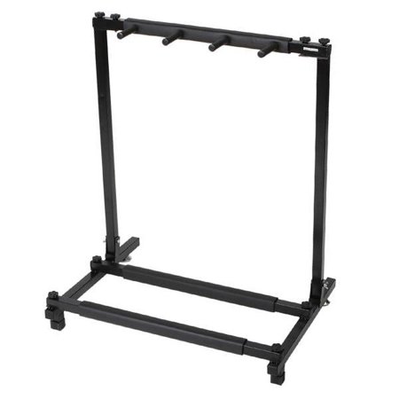 Fithood Triple Folding Multiple Guitar Holder Rack Stand
