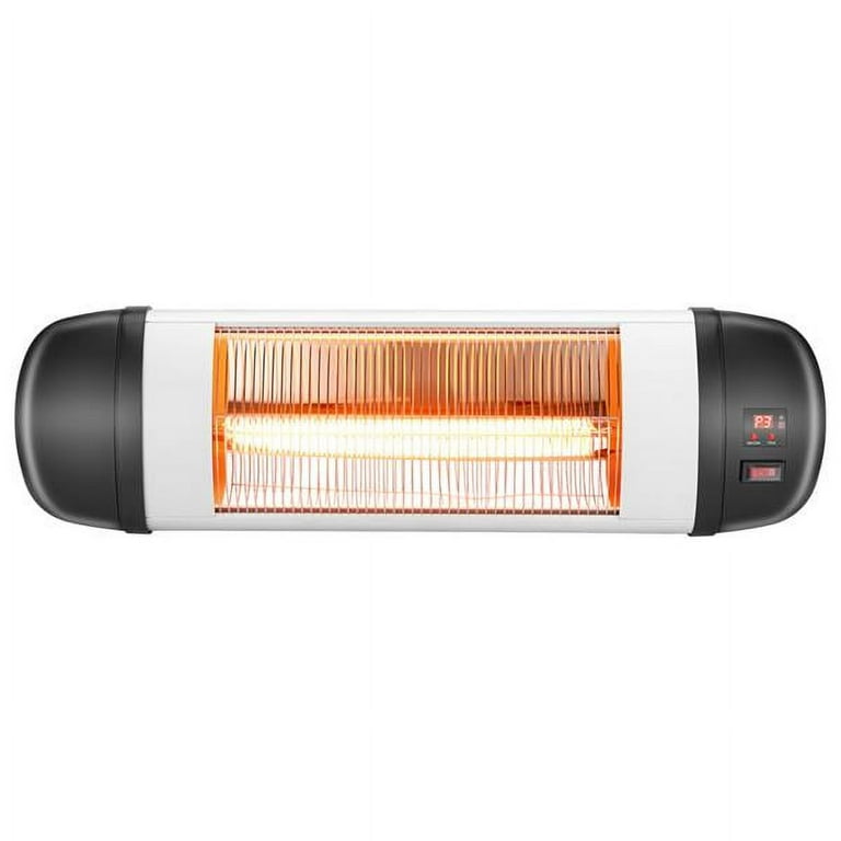 New Arrival Outdoor Patio Heater, ZOKOP US PHW-1500CR 1500W Wall Terrace Heater with Remote Control / First Gear / Fake Firewood / Single Color / 1 Quartz Tube Black for Patio, Garage New Arrival Outdoor Patio Heater, ZOKOP US PHW-1500CR 1500W Wall Terrace Heater with Remote Control / First Gear / Fake Firewood / Single Color / 1 Quartz Tube Black for Patio, Garage