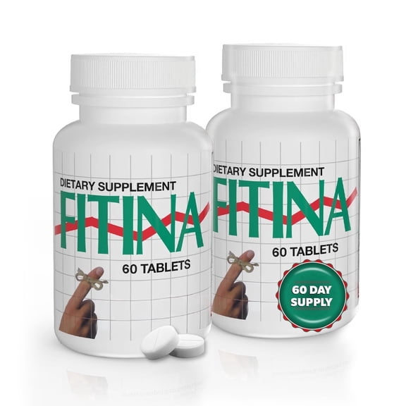 Fitina Brain Health Supplement with B Vitamins for Memory, Focus, and Cognitive Support, 60 Tablets, 2-Pack