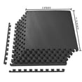thumbnail image 1 of Fitit 1/2 in. Extra Thick EVA Foam Mat with Interlocking Tiles 24 Square Feet Black, 1 of 3