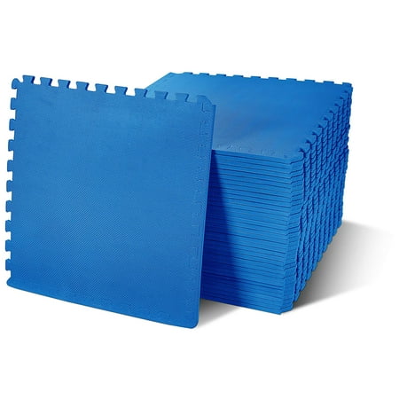 Fitit MMA 1/2 In. Super Extra Thick EVA Foam Mat with Interlocking Tiles 144 Square Feet, Exercise, Gymnastics and Home Gym Protective Flooring