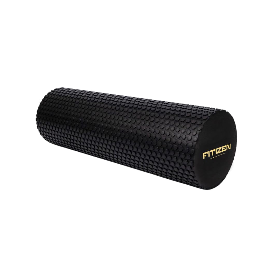 Fitizen Foam Roller - Massage Rehab Stiff Physical Deep Tissue Firm Exercise Equipment Home Gym Yoga Pilates For The Fit Citizen By