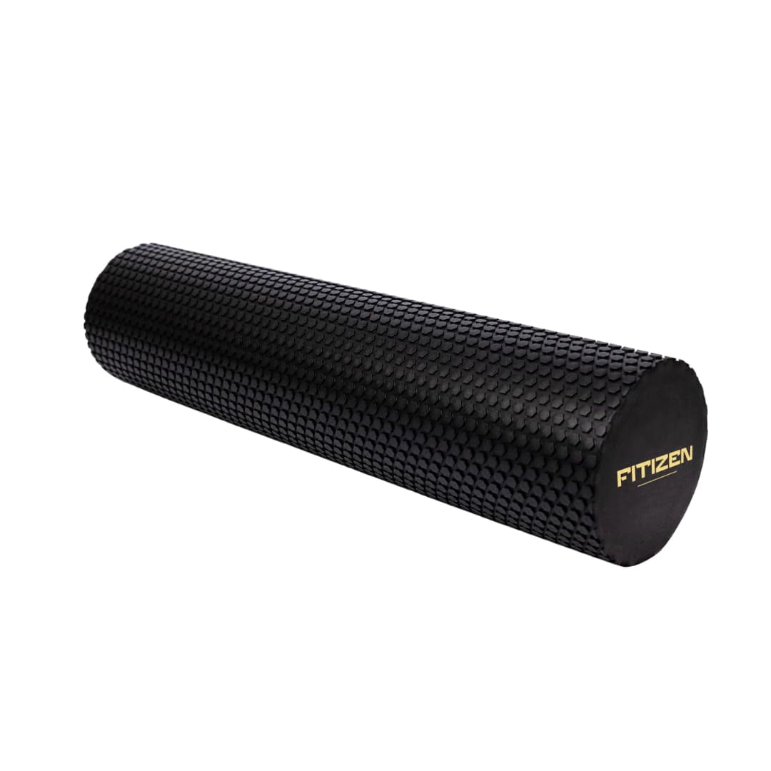 Fitizen Foam Roller - Massage Rehab Stiff Physical Deep Tissue Firm Exercise Equipment Home Gym Yoga Pilates For The Fit Citizen By