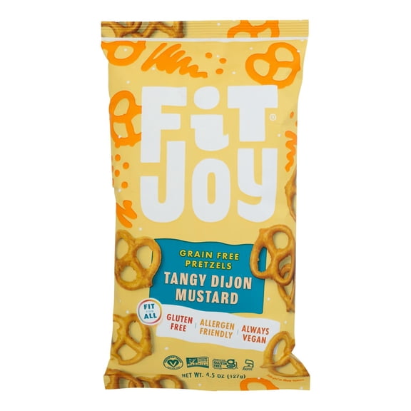 Fitjoy - Pretzels Green Fr Honey Mstrd - Case of 12-4.5 OZ