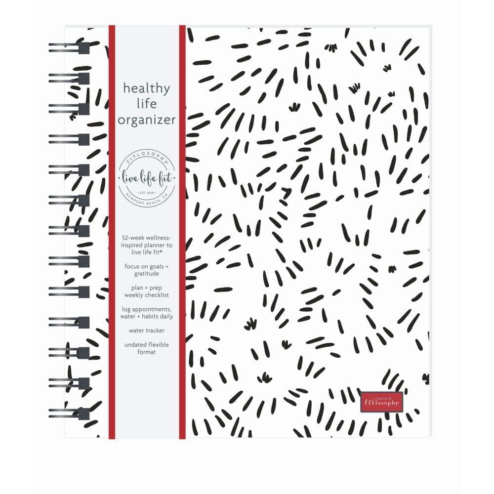 Fitlosophy, Weekly Undated Planner Speckled