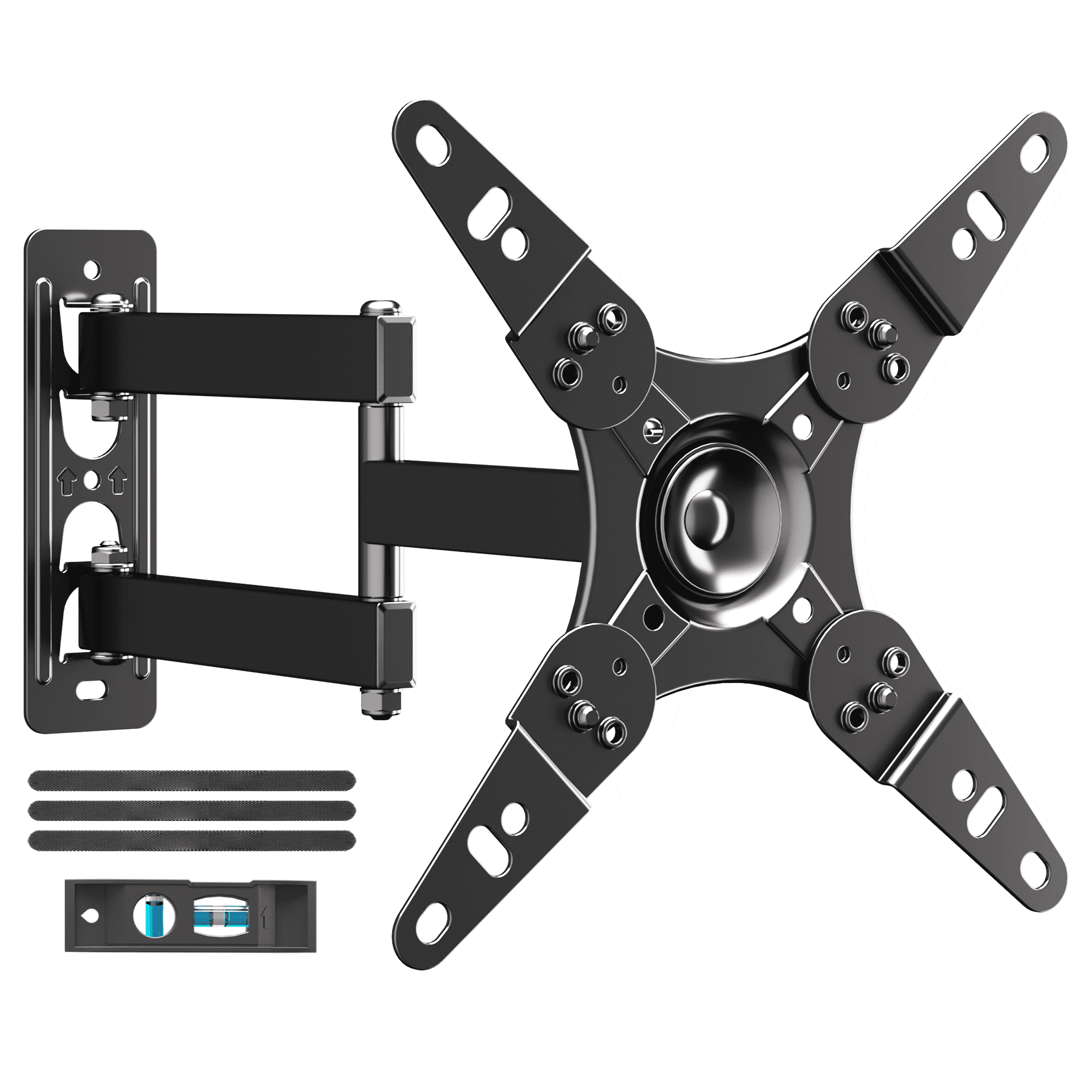 FitMetal FitMetal Full Motion TV Wall Mount for 13-43 inch Tvs & Monitors, Swivel Tilt Extension with 360° Rotation, Max Vesa 200x200mm, Hold up to 33 lbs