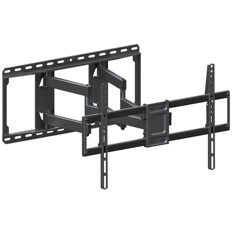 FitMetal Full Motion TV Wall Mount for 47-92" TVs, Swivel Tilt Extension Leveling, up to 154 lbs Max VESA 600x400mm, Fits 16/18/24 inch Wood Stud
