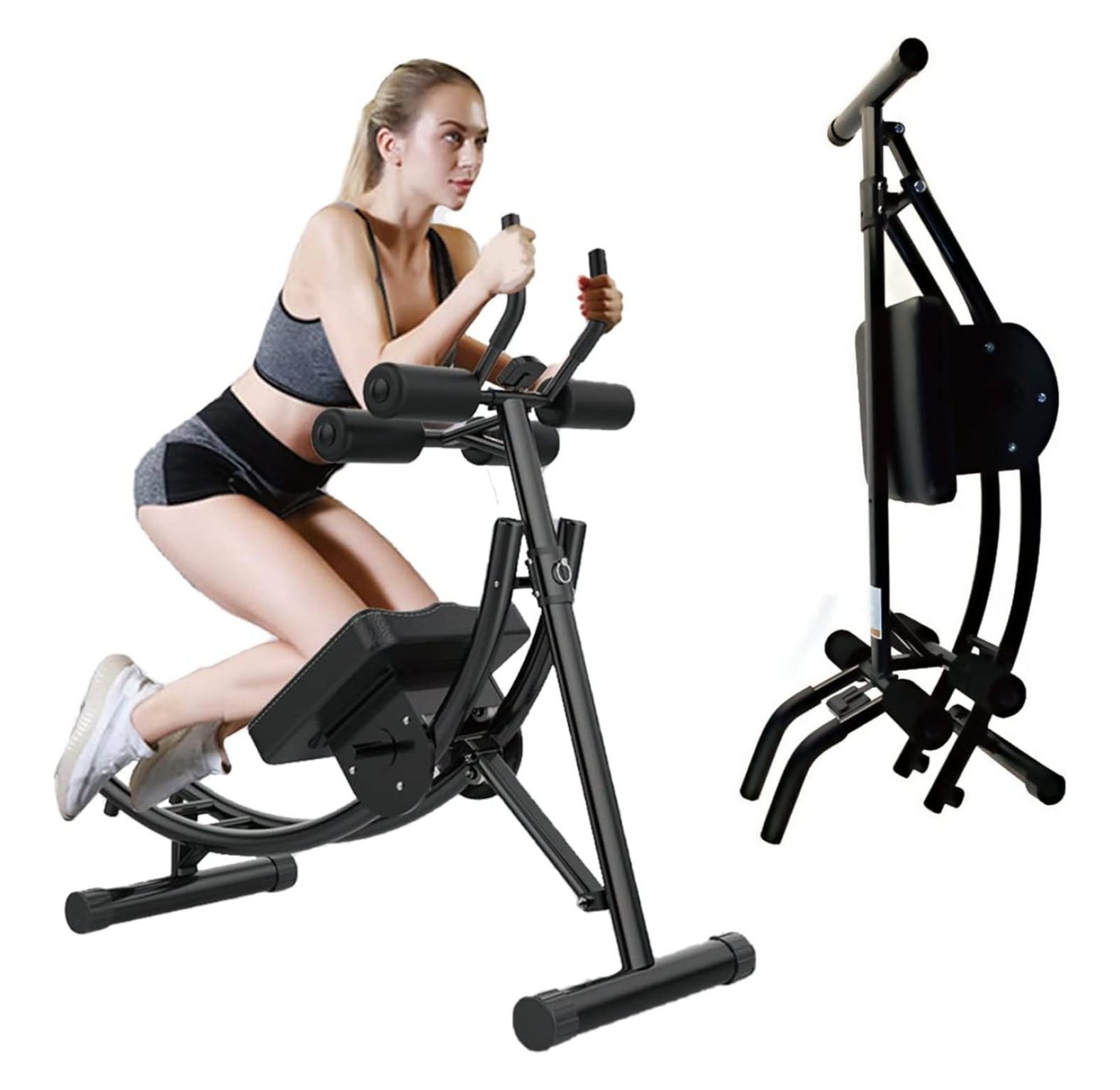 Foldable Ab Machine KAHOO Adjustable Ab Machine – Foldable Core Trainer ...