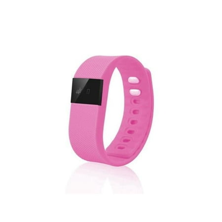 Fitness Activity Tracker Watch with IP56 Waterproof Bracelet Fitness Band Sleep Monitor Pedometer Sedentary Reminder Call Message Notification, Pink - Unisex