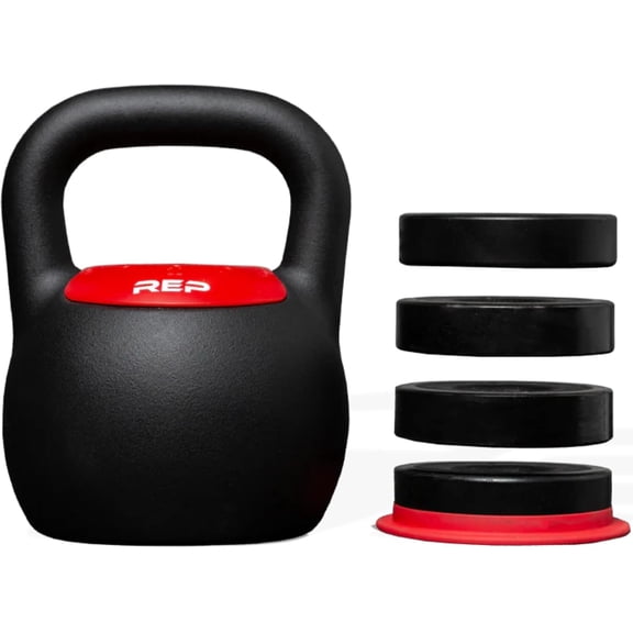 Fitness Adjustable Kettlebell | Weight Set for Home Gym | Strength Training Equipment for Men & Women | Compact Steel Bell with Ergonomic Handle | Choose 16 kg, 24 kg or 40 lb Models
