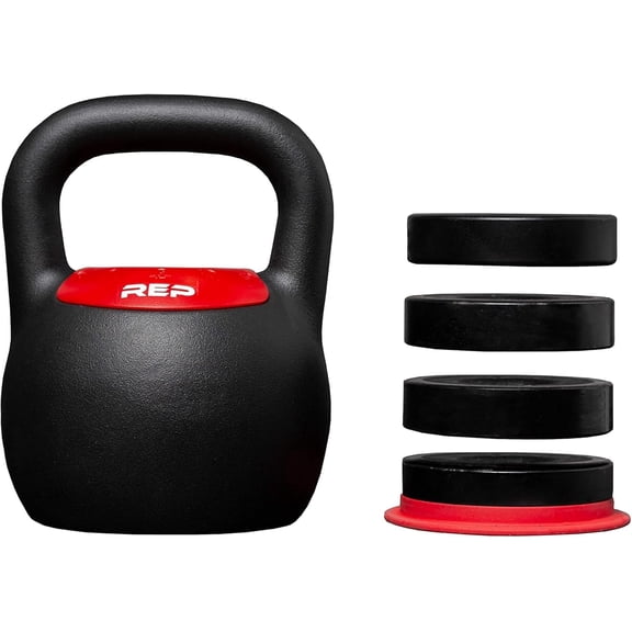 Fitness Adjustable Kettlebell | Weight Set for Home Gym | Strength Training Equipment for Men & Women | Compact Steel Bell with Ergonomic Handle | Choose 16 kg, 24 kg or 40 lb Models