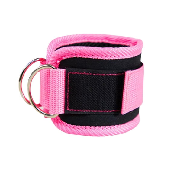 Fitness Ankle Strap Adjustable D Foot Support Cuffs Gym Leg Strength Pul )