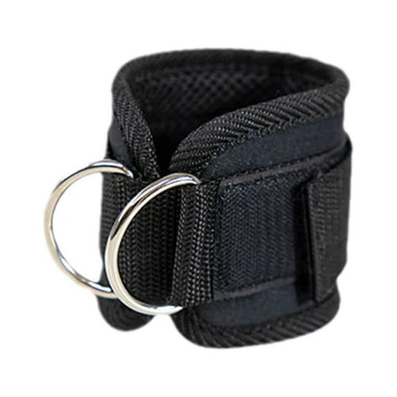 Fitness Ankle Strap Adjustable D Foot Support Cuffs Gym Leg Strength Pulle⌒ C9G8