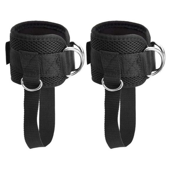 Fitness Ankle Strap Kickbacks, Glute Workouts, Leg Extensions, Curls, and Hip Abductors Adjustable Support Ankle Straps