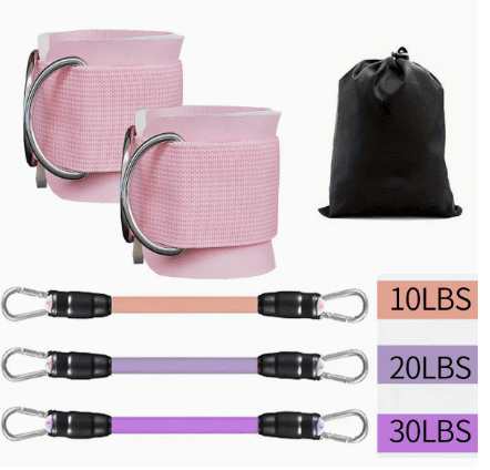 Fitness Ankle Straps for Cable Machines,Comfortable Adjustable Padded Ankle Wrist Cuffs, Kickback Glute Workouts for Men Women