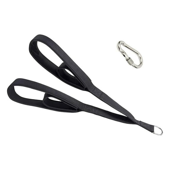 Fitness Arm Strength Rope Tricep Pull Down Rope Replacement Tricep Rope Cable Attachment Long Tricep Rope with Buckle