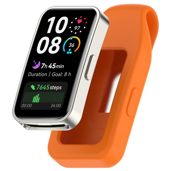 Fitness Band Clip on Silicone Cover Universal Design Secure Clasp Lightweight Durable Portable Stylish Accessory for Most Smart Bands