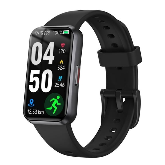 1.47" Fitness Tracker Smartwatch for Women Men with Multiple Sport Modes Step Counter Bluetooth Calls (Make/Answer) IP68 Waterproof, Fitness Tracker Compatible with Android/iOS, for Gifts, Black