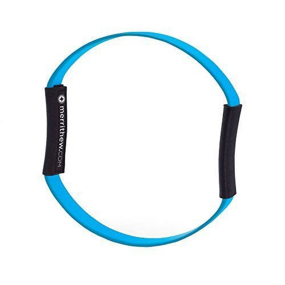 12-Inch Blue Fitness Circle Flex with Soft-Grip Foam Handles