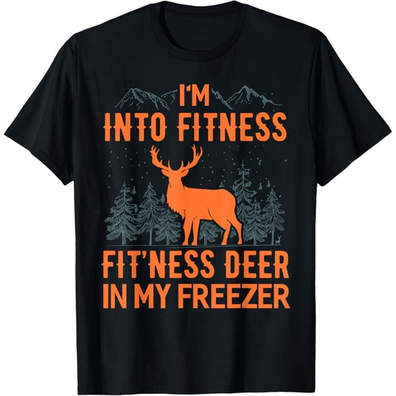Fitness Deer in my Freezer Shirt Deer Shirts Deer Hunting T-Shirt