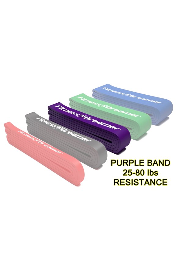 Resistance Bands, Exercise Loop Bands and Workout Bands Set of 5, 41-inch Fitness Bands for Training or Physical Therapy-Improve Mobility and Strength, Life Time Warranty&nbsp;