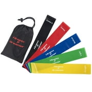 Fitness Dreamer Resistance Bands, Exercise Loop bands and Workout Bands by Set of 5, 12 In. Fitness Bands for Training or Physical Therapy-Improve Mobility and Strength