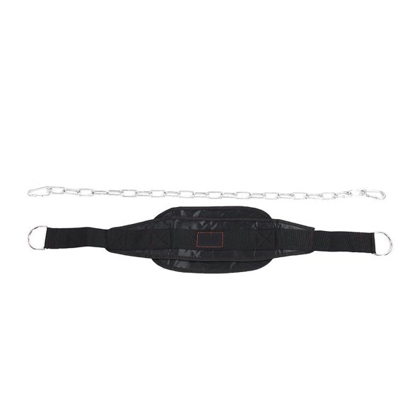 Fitness Drop Weight Equipment Gym Dip Belt Waist Chain Strength Power Training Building