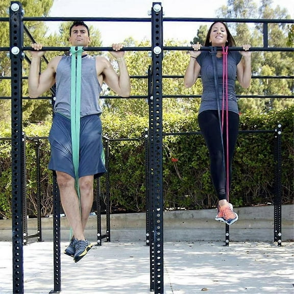 Fitness Elastic Band Pull-Up Resistance Band Strength Training Elastic Rope Yoga Stretch Auxiliary Pull Band Grey