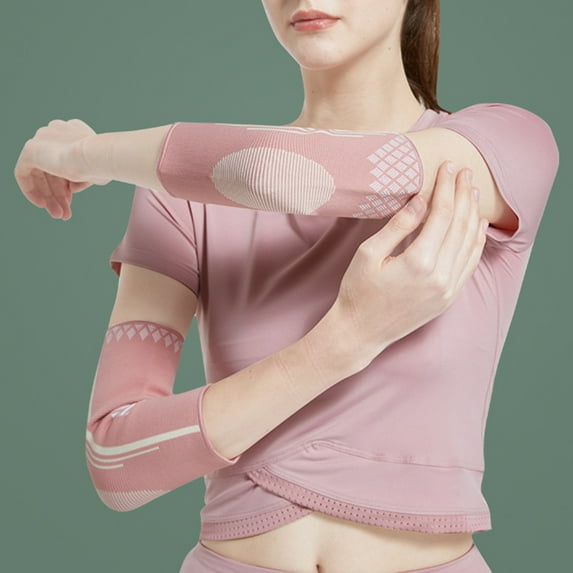 Fitness Elbow Brace Compression Support Sleeve for Tendonitis, Tennis Elbow, Golf Elbow Treatment - Reduce Joint Pain During Any Activity!