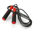 thumbnail image 1 of Fitness Factor Adjustable Skipping Jump Rope Tangle Free with Carrying Pouch Red, 1 of 10