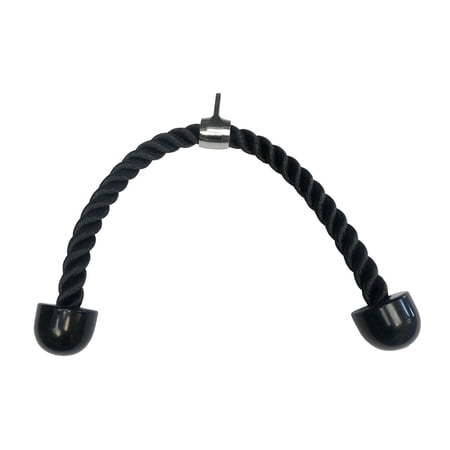Fitness First braided nylon rubber rope tricep extension attachment pull down