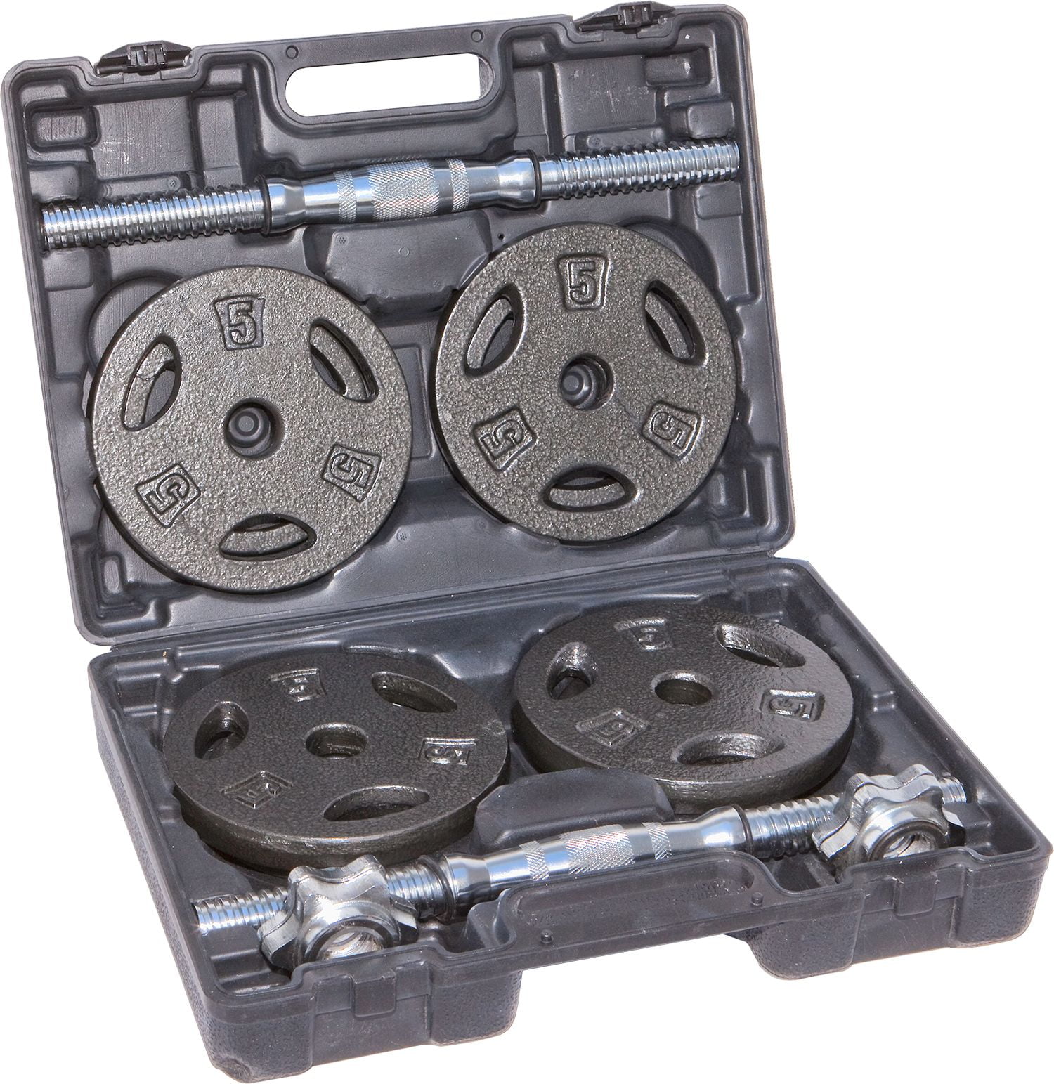 Fitness gear 40 lb adjustable dumbbell set clearance