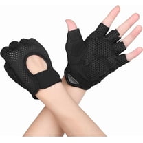 Fitness Gloves Women's Men's Training Gloves Pack of 2 Non-Slip Silicone Breathable Sports Gloves for Weightlifting Strength Training, Palm Protection, Cycling, Movement