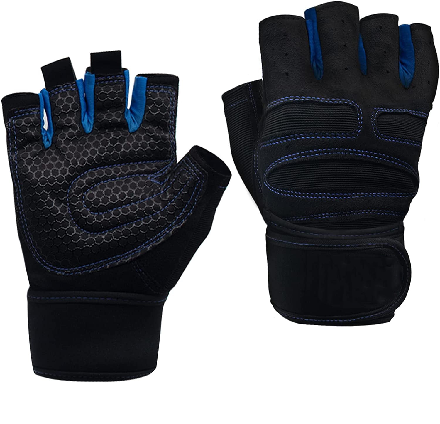 Fitness Gloves, Workout Gloves Adjustable Weight Lifting Gloves Men