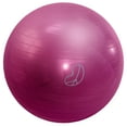 thumbnail image 1 of 26" Exercise Ball, Eco-Friendly Soft Anti-Burst Resistant 65cm Yoga Ball for Adults Durable Gym Fitness to Improve Power - Hibiscus, 1 of 6