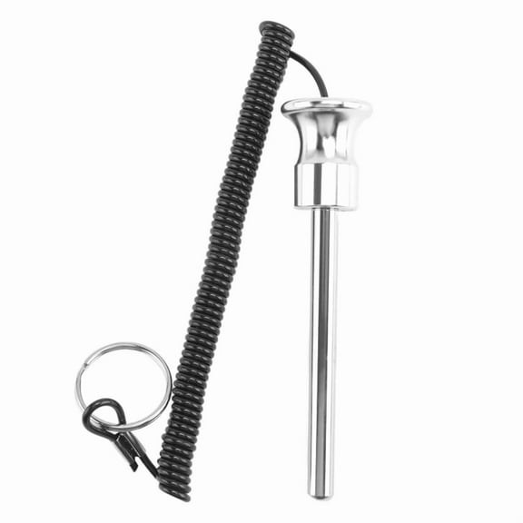 Fitness Gym Magnetic Universal Weight Stack Pin with Lanyard Aluminum Alloy Strength Training Gym Equipment Parts,1 x Weight Stack Pin,silver