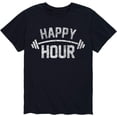 thumbnail image 1 of Fitness Happy Hour Barbell - Men's Short Sleeve Graphic T-Shirt, 1 of 3