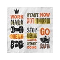 thumbnail image 1 of Fitness Head Scarf, Positive Words Motivational, Head Wrap, 3 Sizes, by Ambesonne, 1 of 2