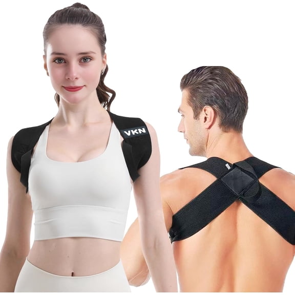Fitness Heavy Shoulder Straps, Back Posture Corrector for Men Women, Back Straightener Posture Corrector, Posture Shoulder Brace, Adjustable Back Brace Posture Corrector