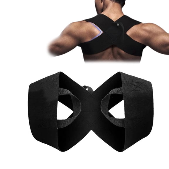 Fitness Heavy Shoulder Straps Bench Press & Shoulder Training Assist Straps, Chest-Opening & Back-Straightening Support, Posture Corrector for Hunchback, and Fitness Training