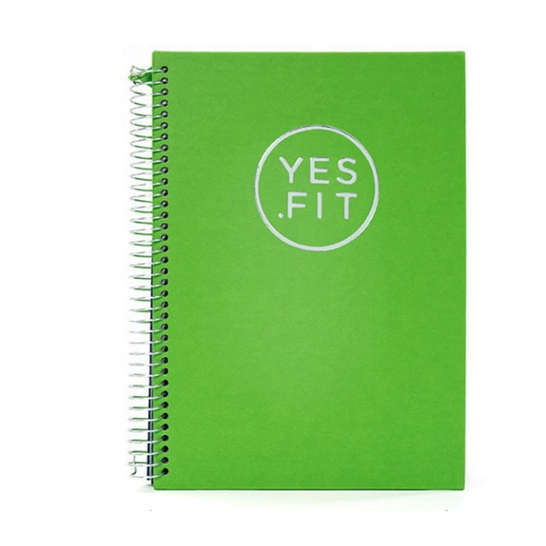 Fitness Journal Workout Planner Gym Notebook,Workout Tracker,Exercise Log-Book for Men Women Workout Accessories(Green)