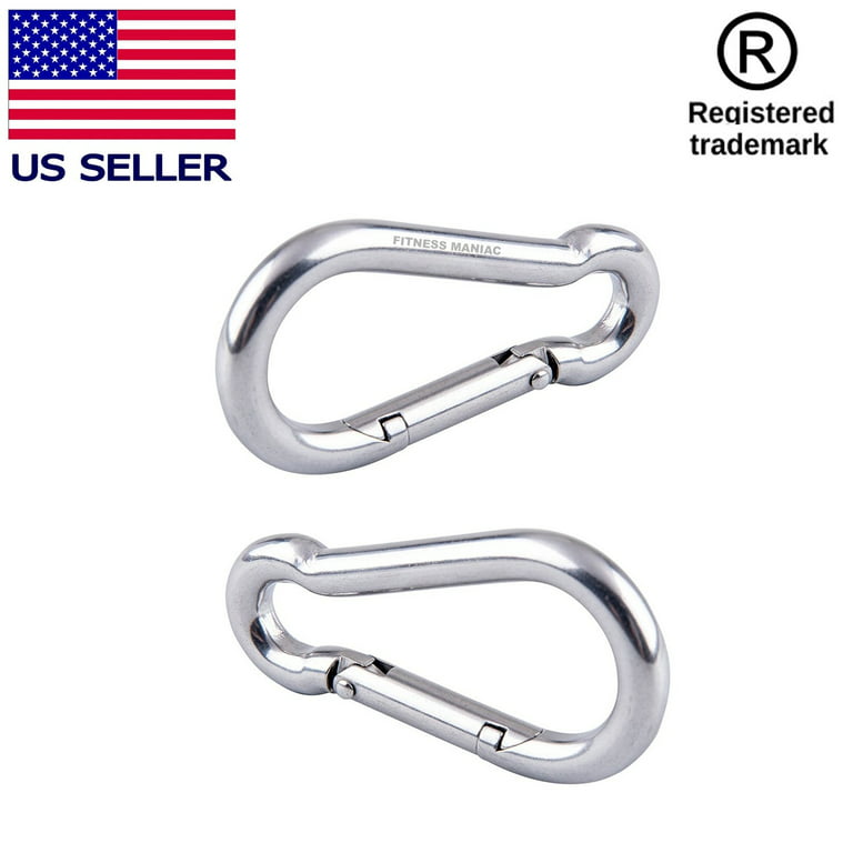 Fitness Maniac Strength Training Snap Hooks Gym Accessories Home Gym  Hanging Cable Attachments Clips Exercise Machine Equipment