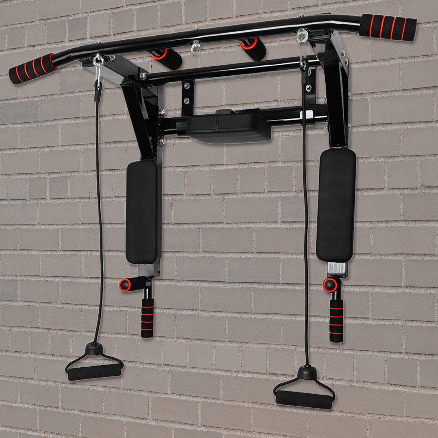 Wall Mounted Pull Up Bar with Dip Station and Push Iceland Ubuy