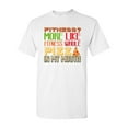 thumbnail image 1 of Fitness? More Like Fitness Whole Pizza Funny DT Adult T-Shirt Tee, 1 of 2