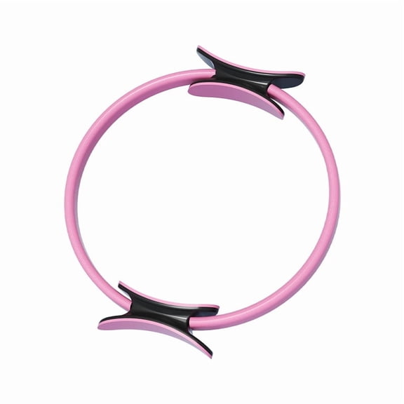 Fitness Pilates Ring,Double Handle Exercise Circle Fitness Magic Circle Resistance Ring Dual Grip for Yoga Core Training,15 Inch