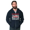 thumbnail image 1 of Fitness? Pizza! Gym Workout Exercise Unisex Fleece Graphic Zip Up Hoodie Brisco Brands 2X, 1 of 5