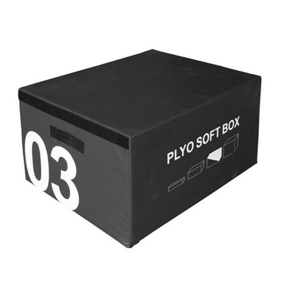 Fitness Plyometric Plyo Jumping Foam 3 in 1 Soft Box for Jump Training Skipping, Exercise, Crossfit  35" x 18" x 30"