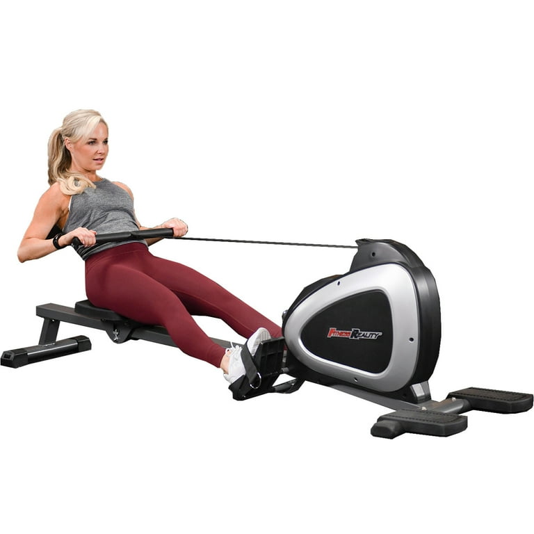 Fitness Reality 1000 PLUS Bluetooth Magnetic Rower Indoor Home Gym Workout Equipment Full Body Exercises 14 Levels Walmart