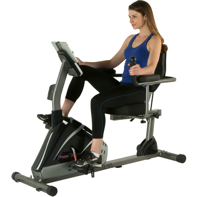 Fitness Reality R8000 High-Capacity Programmable Recumbent Exercise Bike  with Air Tech Seat 